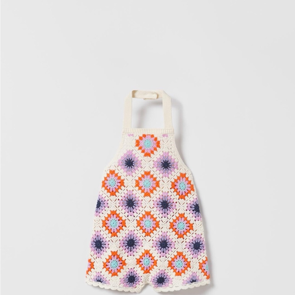 Crochet Knit Overalls